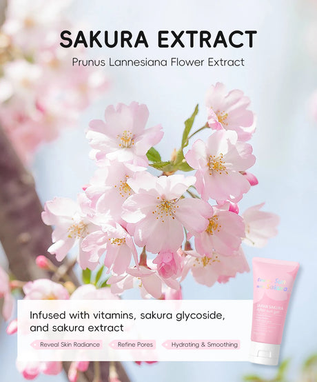 LAIKOU Japan Sakura After Sun Gel 50g 96% Aloe Vera Soothing Sunburn Care Deep Moisturizing