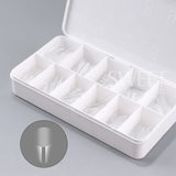 550pcs Soft Gel Nail Tips Medium Short Almond Coffin Full Cover Matte Extension Tool Acrylic Press on Nail French Manicure Decor
