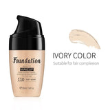 LAIKOU Liquid Foundation 3 Shades Waterproof Hydrating Full Coverage Long Lasting Natural Matte Face Makeup Base 30ml