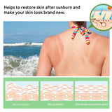 Aloe Vera After Sun Repair Cream,Triple Threat Damage Control,Instant Cooling&Redness Banisher,Cell Plumping&Rehydration,Anti Sun Spot&Brightening Power,Flawless Tan Extender,Collagen Recovery Booster,Ultra Lightweight Hydro