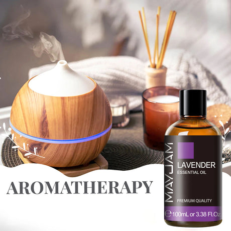 Mayjam Essential Oil 100ml Citronella Cinnamon Cedarwood Vetiver Cajeput Fennel Sage Aromatherapy Oil for Diffuser Humidifier