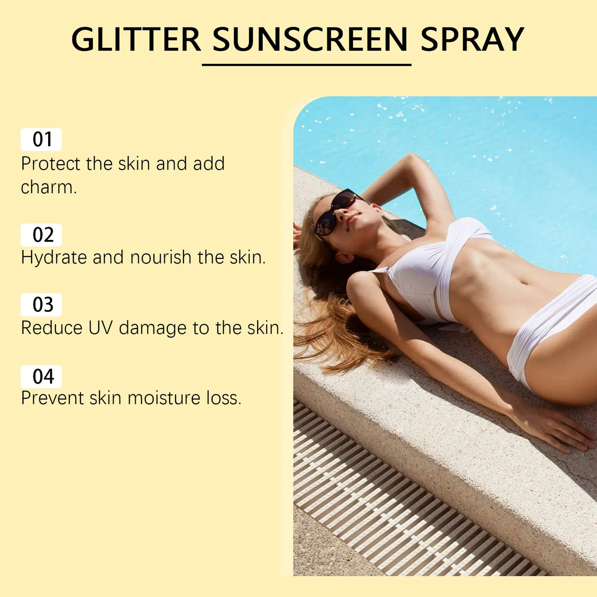 Sunscreen Spray Facial Moisturizing Rapid Absorption Refreshing Not Sticky Isolate Uv Brightening Body Shiny Sunblock Spray Skin