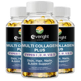 Multi Collagen Pills for Antioxidant Women & Men Natural Skin Care Supplement - Hydrolyzed Protein Collagen Peptides