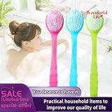 1/2Pcs Body Brush Back Showerhes Bathroom Brush Long Handle Soft Bath With Handle Exfoliating Scrub Skin Massager Exfoliation