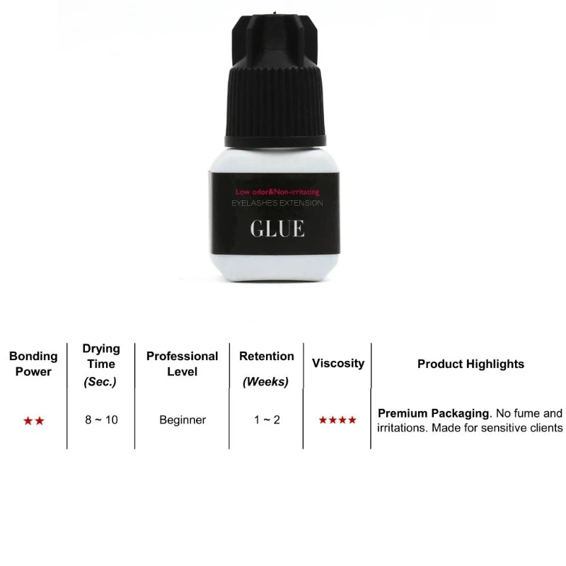 5g Original Sky Glue 1s Fast Dry Strong False Eyelash Extension Glue Adhesive Low Smell No Irritation Lashes Glue Makeup Tools