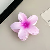 2026 New Vacation Egg Flower Hair Clips Hawaii Beach Claws Bohemian Hairpin for Girls Dopamine Y2k Hair Accessory
