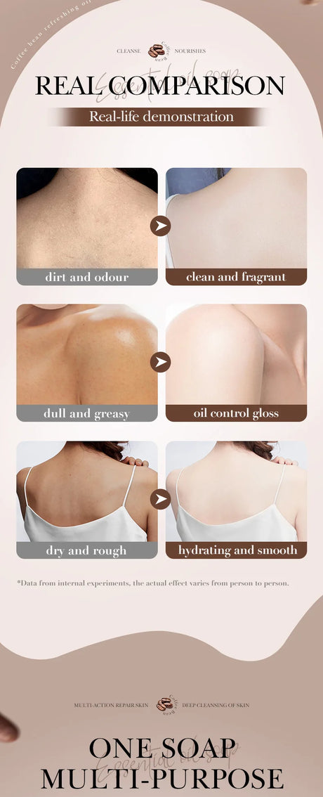 100g Coffee Handmade Soap Cleansing The Body Hand Wash Soap   Essential Oil Moisturizing Product Body Care Dry Skin Prevent Dry
