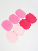 810 Makeup Remover Wipes Gradient 7Pcs, Machine Washable, Reusable Makeup Remover Tools for All Skin Types