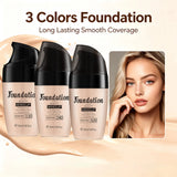 LAIKOU Liquid Foundation 3 Shades Waterproof Hydrating Full Coverage Long Lasting Natural Matte Face Makeup Base 30ml