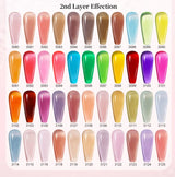 Clou Beaute Jelly Color UV Gel Manicure Summer Pink Nude Gel Nail Rainbow Nail Supplies For Professionals Semi-permanent Varnish