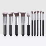 10pcs Set Makeup Brushes Tool Set Cosmetic Powder Eye Shadow Foundation Blush Blending Beauty Maquiagem Beauty Kit for Party