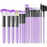 18PCS Women's Makeup Brushes Set - Eye Shadow Foundation Blush Cosmetic Brushes Soft Make up Tools with Storage Bag
