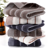 1/2/3PCS Bathroom Cotton Towel Sets Household Towels Wave Bath Hand Face Towels Soft Absorbent Towels Christmas Gift Towels Set