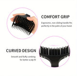 WANMEI Scalp Massage Shampoo Brush - Deep Cleansing & Exfoliation, TPEE Hollow Design, Easy Hair Care