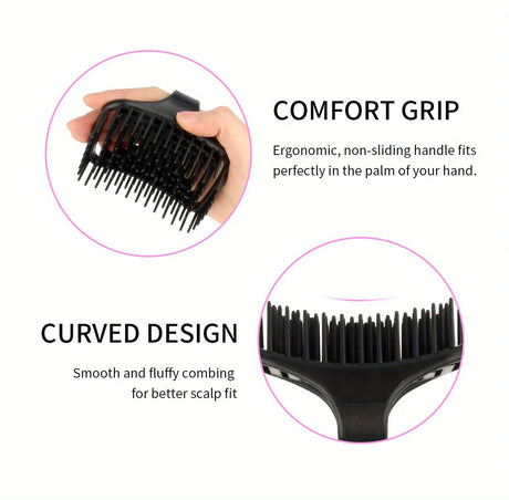WANMEI Scalp Massage Shampoo Brush - Deep Cleansing & Exfoliation, TPEE Hollow Design, Easy Hair Care