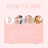 Refreshing Sunscreen Spray Body Sun Block Isolation Mist Long Lasting UV Protector Summer Outdoor Brightening Moisturizer Serum