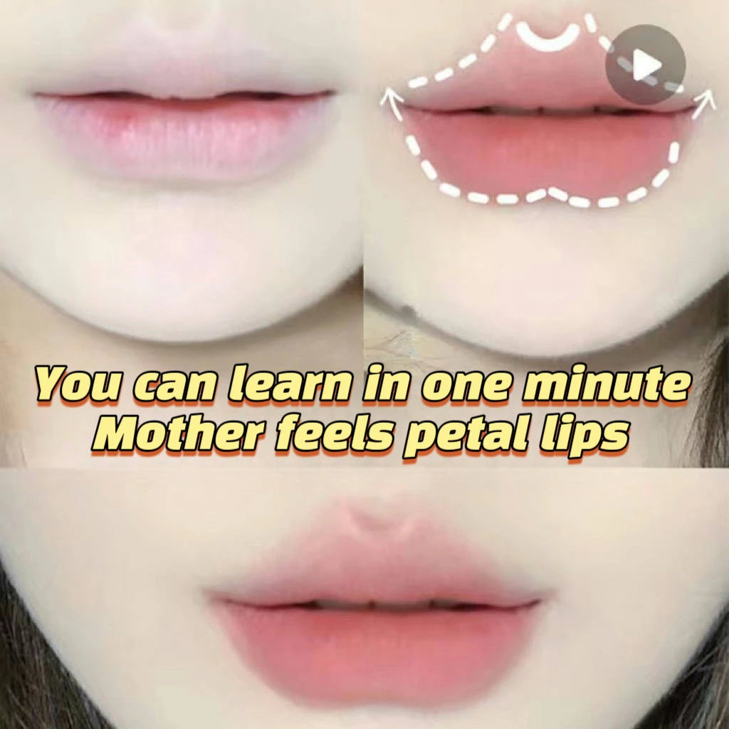 Lip Shadow Liner Pen Matte Lipstick Base Silver Tube Waterproof Lasting Lip Contouring Non-stick Cup Lipliner Pencil With Brush