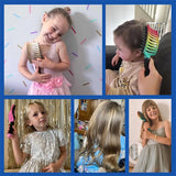 Salon Hairdressing Nylon Bristle Massage Comb for Women Wet Curly Hair Styling Tool, Suitable for Wet Hair Styling and Daily Use