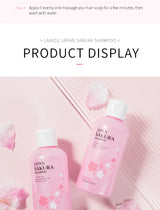 LAIKOU Japan Sakura Shampoo or Hair Conditioner Complex Oil Hair Care Repair Damaged Hair Repair Serum Oil Anti Hairs Loss