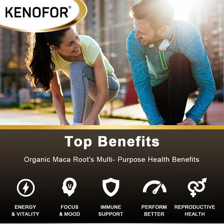 Best Maca for Men and Women Relieves Fatigue Anxiety, Increases Vitality, Improves Stamina and Immunity