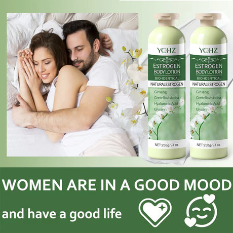 Women's Mood Care Cream, Female Estrogen Cream, Body Care Cream, Body Harmony, Alcohol-Free, Pleasant Fragrance, Suitable for All Skin Types, Made with Natural Ingredients