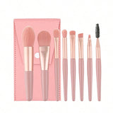 13 PCS Makeup Brushes Set Eye Shadow Foundation Women Cosmetic Brush Eyeshadow Blush Beauty Soft Make Up Tools Bag