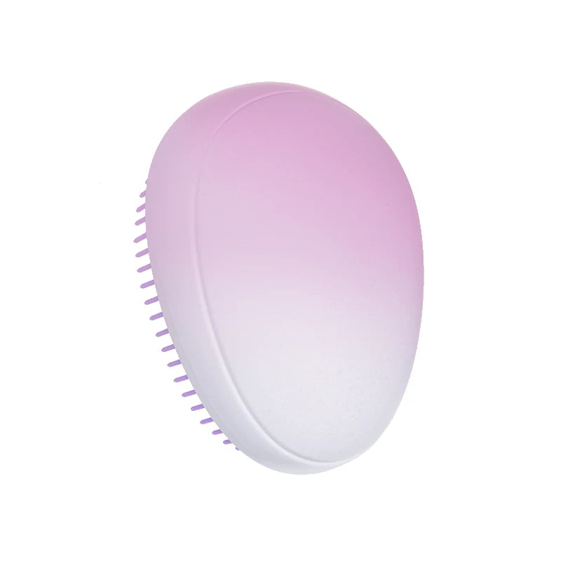 1 pcs Mini Detangling Hair Brush Gradient Egg Round Shape Tangle Hair Brushes Soft Hairbrush Salon DIY hair styling tools