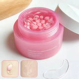 Korean PDRN Pink Collagen Capsule Cream with Niacinamide Cream for Uneven Skin Tone Lightweight Face Moisturizer Non Greasy care