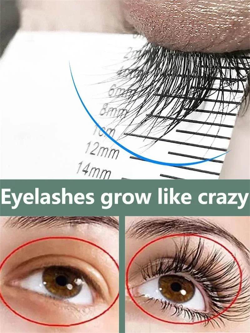 Fast Eyelash Growth Serum Natural Eyelashes Enhancer Longer Thicker Eyebrows Lift Essence Fuller Lashes Eye Care Korean Cosmetic