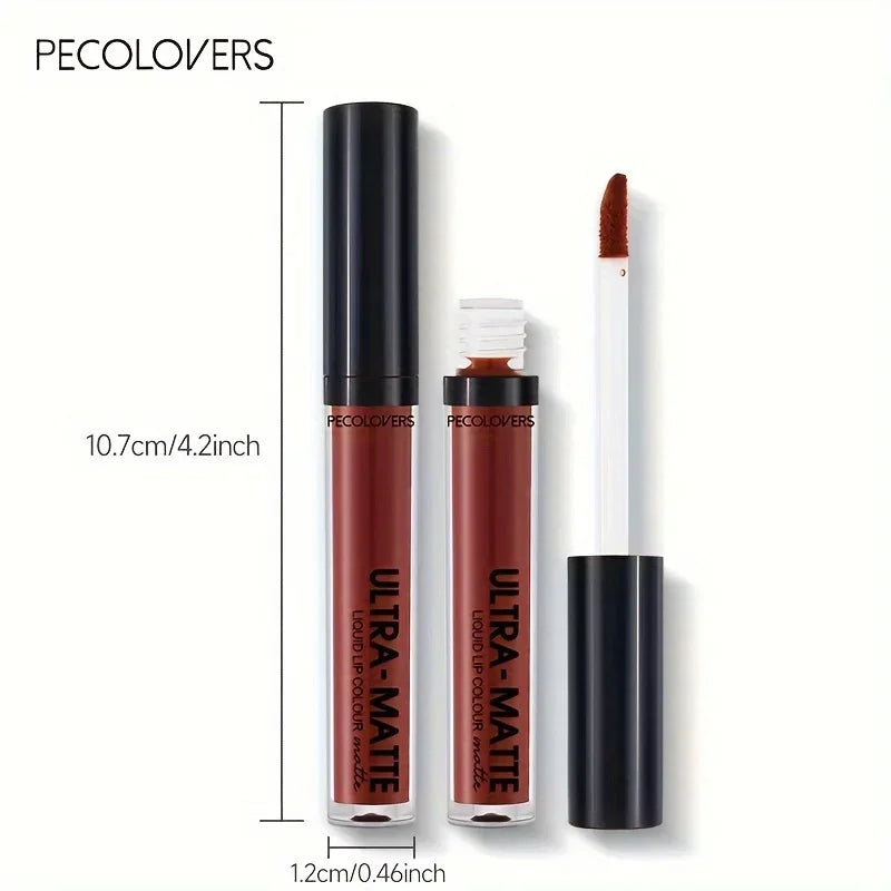 1PC 12-color Matte Lip Gloss, Velvet Sexy Liquid Lipstick, Long-lasting, Waterproof, Lip Makeup