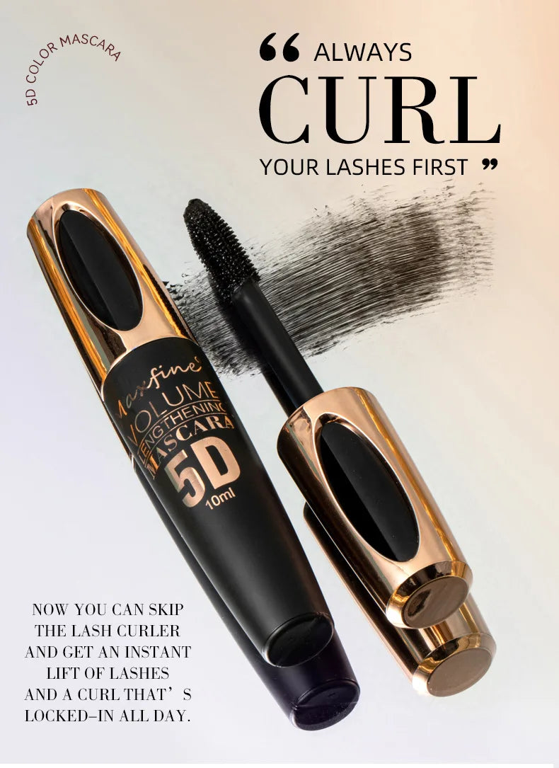 5D Three Dimensional Eye Black Waterproof Not Easy To Smudge Durable Thick And Curly