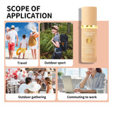 Sunscreen liquid foundation 30g, waterproof, sweat proof, goodbye to dry pickup powder, concealer, even skin color