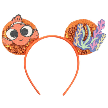 Newest Festival Party Cosplay Mouse Ears Headband 3.3" Ears Glitter Hairband Without Bow For Boys DIY Cartoon Hair Accessories