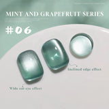 MN 12ML Selling Mint Mambo Gel Nail Polish ilky Green Blue-green Series Gel Polish Blue Nails Green Nail Summer Nail Spring Nail