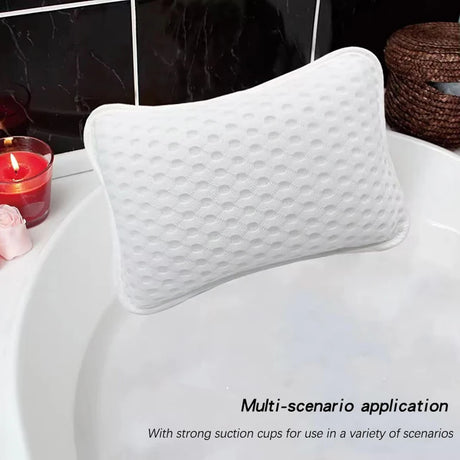Bone Shaped Quick Drying Bathtub Pillow, Bathroom Shower Headrest, Machine Washable Bathtub Pad, SPA Shower Bathtub Pillow