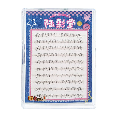 6-7mm ACE Dense Cat Korean Lower Eyelashes Air Fairy Fake Eyelash Segmented Natural Under Lashes Extension Manga Eye Makeup Tool
