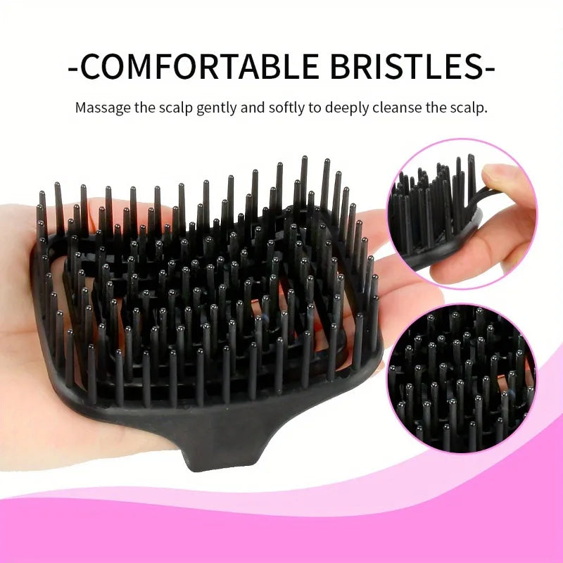 WANMEI Scalp Massage Shampoo Brush - Deep Cleansing & Exfoliation, TPEE Hollow Design, Easy Hair Care