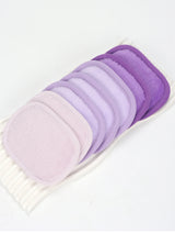 810 Makeup Remover Wipes Gradient 7Pcs, Machine Washable, Reusable Makeup Remover Tools for All Skin Types