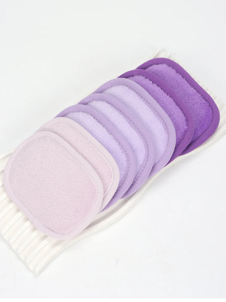 810 Makeup Remover Wipes Gradient 7Pcs, Machine Washable, Reusable Makeup Remover Tools for All Skin Types