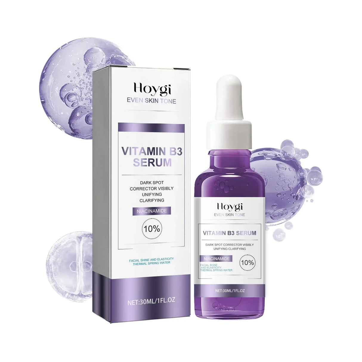 Anti Wrinkle Facial Serum Dark Spots Removal Anti Aging Fade Acne Marks Smooth Fine Lines Firming Vitamin B3 Whitening Essence