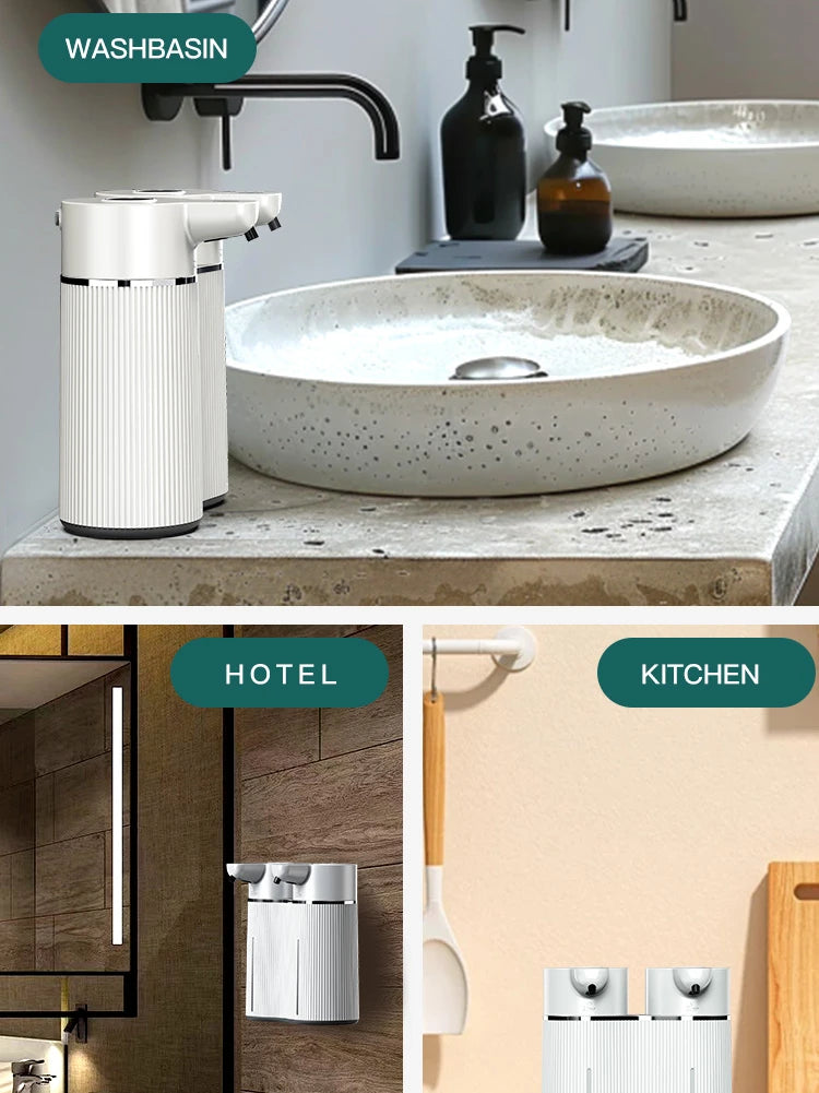 Double-Head Touchless Foam/Gel Infrared Induction Electric Automatic Senor Soap Dispenser Wall-Mounted Hand Washing Pump Machine