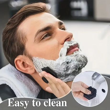 4PCS Long Handle Silicone Bath Brush Set for Body Back Face Gentle Exfoliating Massage Deep Cleaning with Non Slip Grip