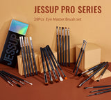 Jessup Eye Makeup Brushes Set,Professional Makeup Brush,Synthetic Eye Blending Brush Eyeshadow Brush Eyebrow Crease Shader T341