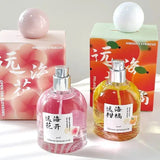 Peach Watermelon Perfume Natural Fresh Fruity Scent Charm Fragrance Women's Date Vibrant Perfume Body Spray Eau De Toilette