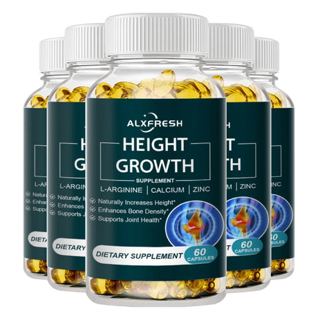 Height Growth Supplement With Vitamins and Calcium Zinc Improves Bone Strength Natural Capsules Promotes Growth Improve Immunity