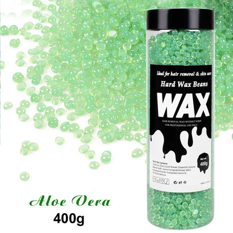 200g/400g Canning Hard Wax Beans For Men And Women Body Hair Removal Depilatory Wax For Wax Heater Kit For Wax Heater Machine