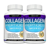 Premium Collagen Peptides Supplement 1500mg Collagen Peptides Complex for Hair, Nails, Skin, Bone & Joint Health - 90 Capsules