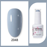 Clou Beaute 15ml HEMA TPO FREE Gel Nail Polish Bright Dark Army Green Gel Lacquer Semi Permanent Art Organic  Nail Gel Varnish