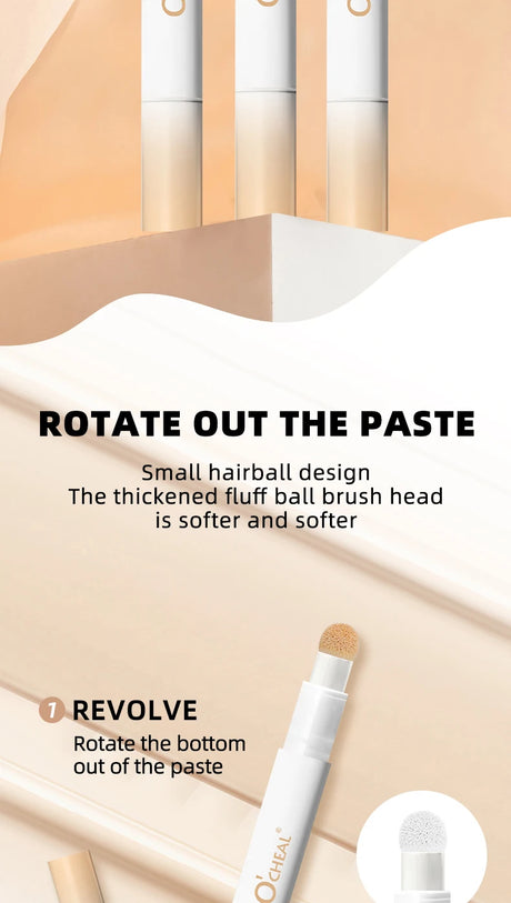 Ocheal 3 Color Face Foundation Concealer Pen Long Lasting Waterproof Corrector Contour Concealers Stick Cosmetic Makeup