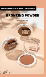 QIBEST Cream Contour Palette Dark Bronzing Powder Charlotte Makeup For Face Highlighter Bronzer Long-Lasting Concealer Cosmetics